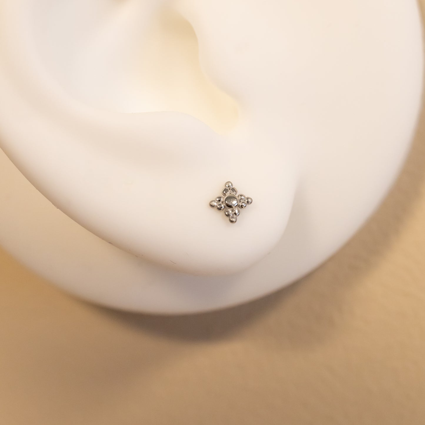 Vintage Flower Stud Earrings