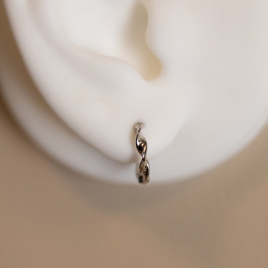 Classic Twisted Hoop Earrings