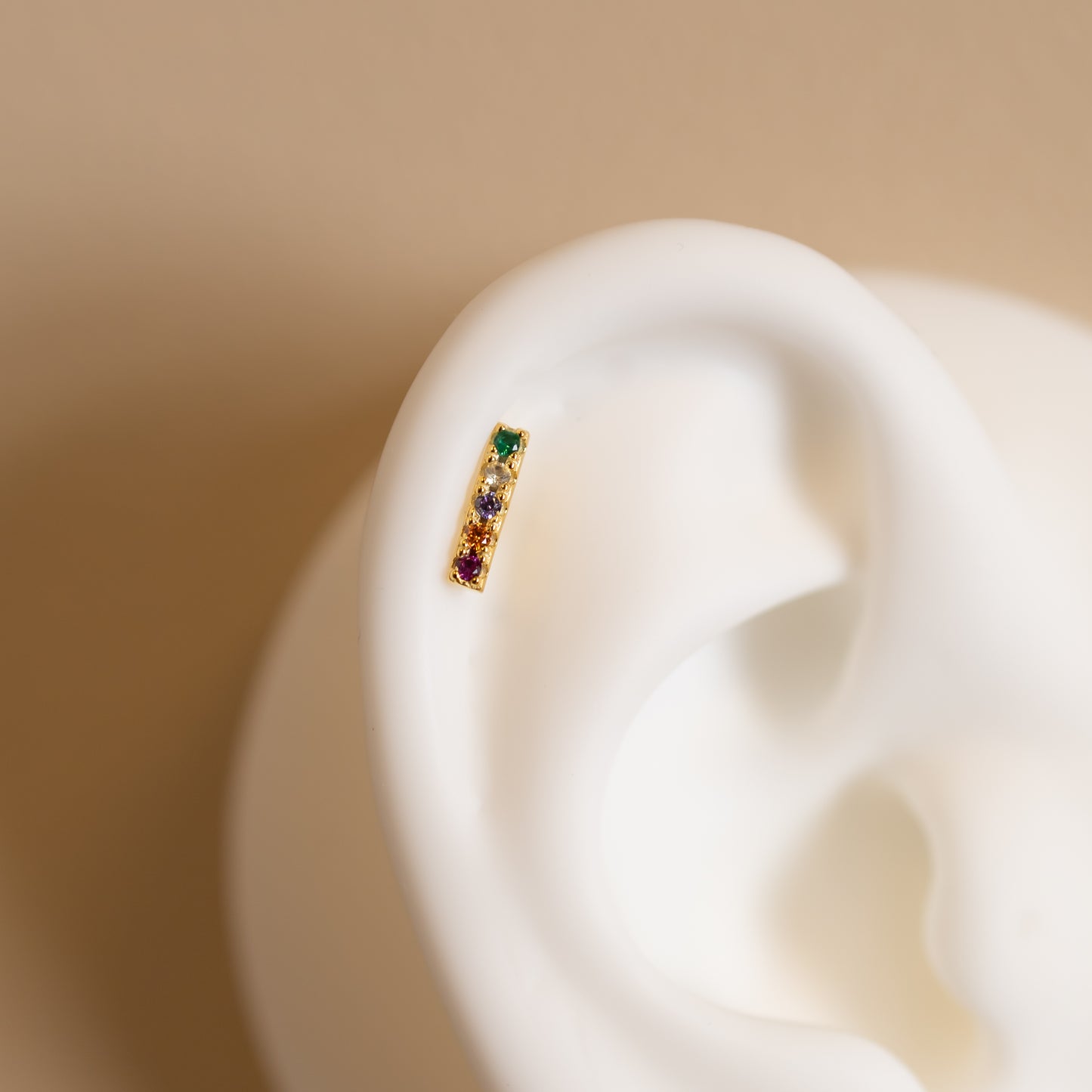 Rainbow Stud Earring