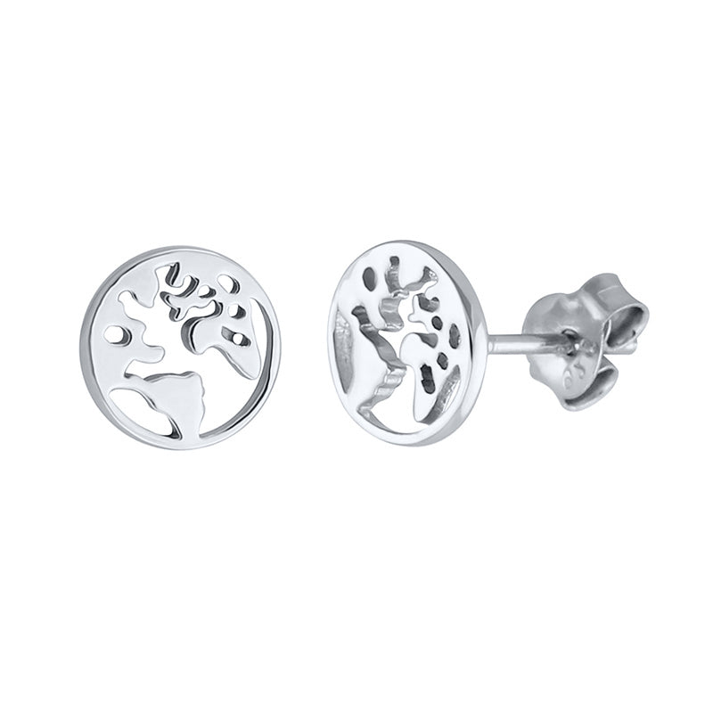 Globe Stud Earrings