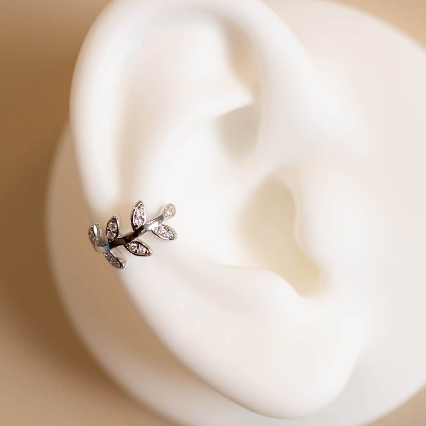 Leafy Spring Ear Cuff