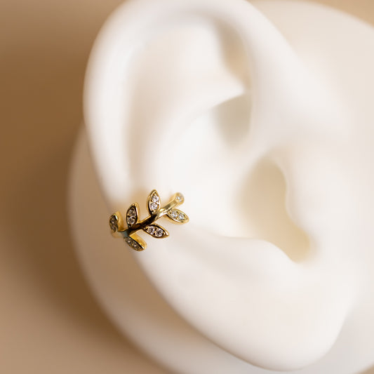 Leafy Spring Ear Cuff