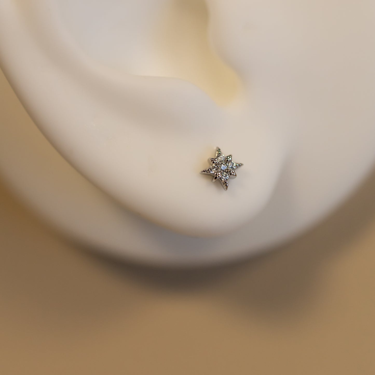 Tiny Lyra Stud Earrings