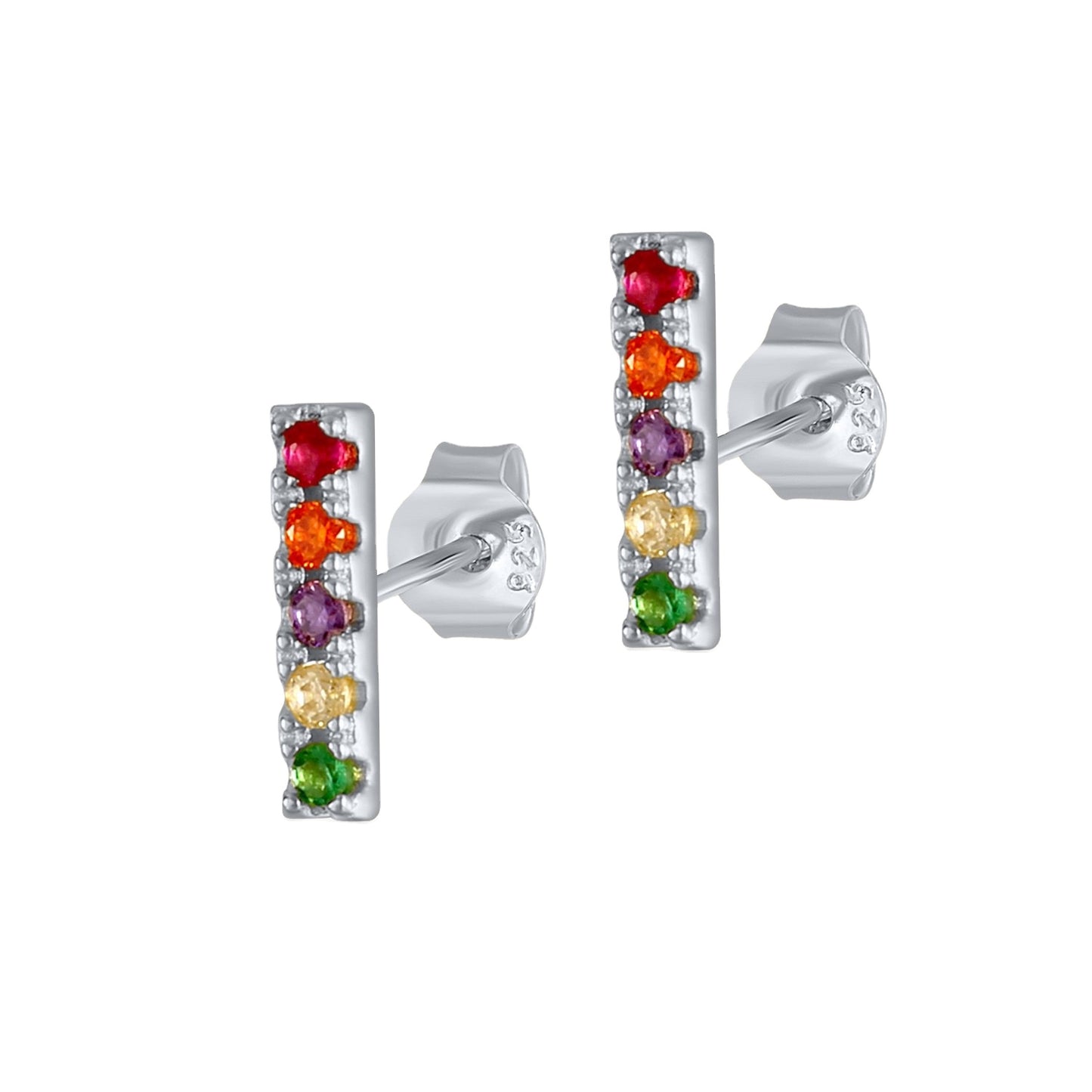 Rainbow Stud Earring