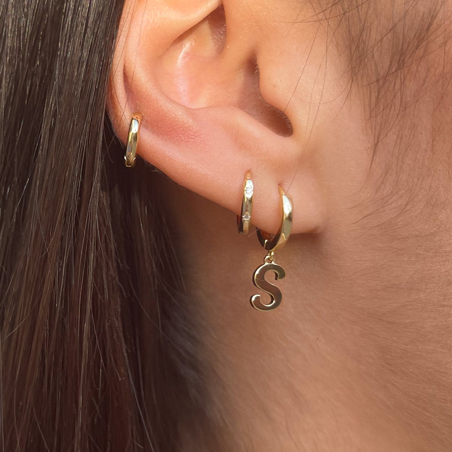 Letter Earrings By Nilsen
