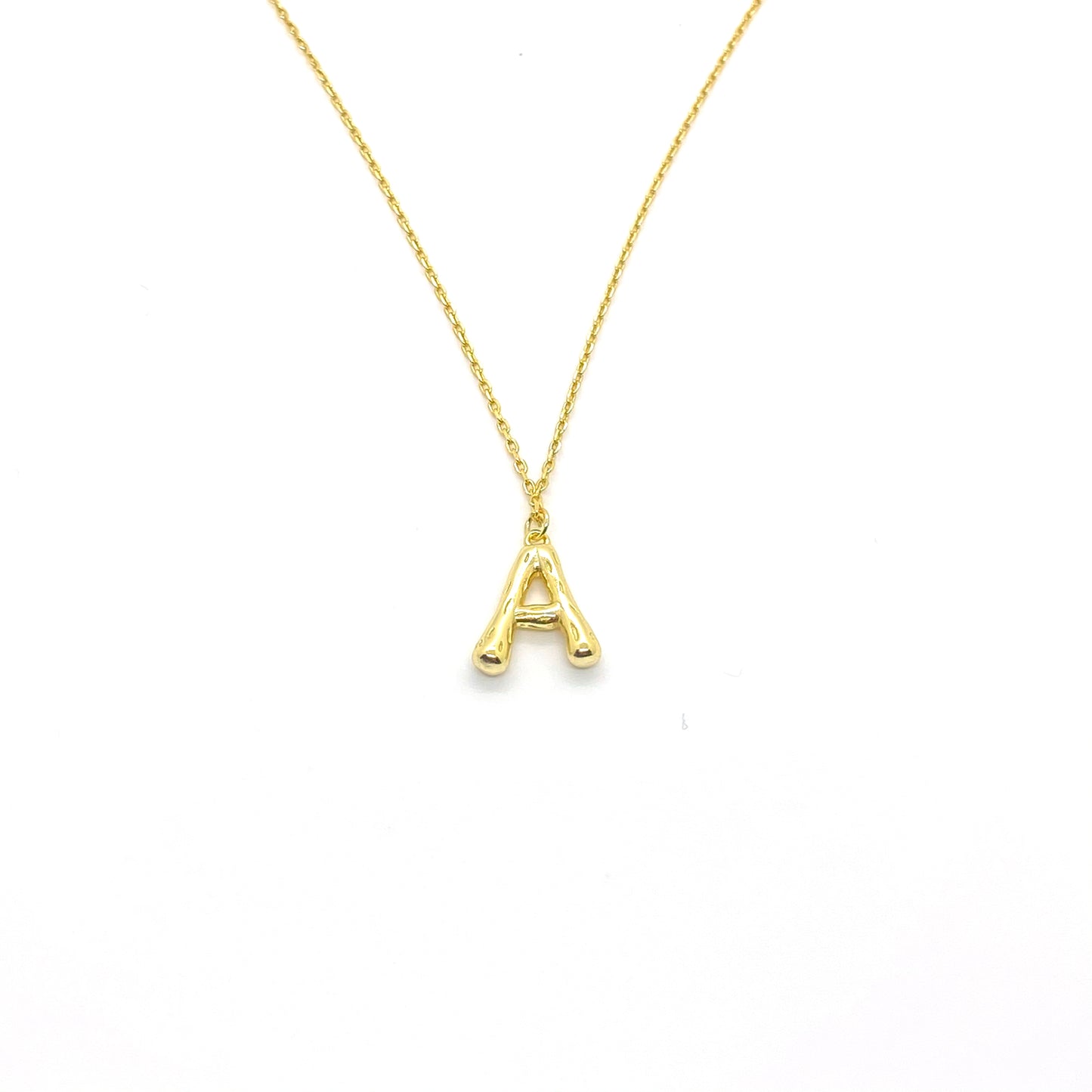 Golden Initial Necklace