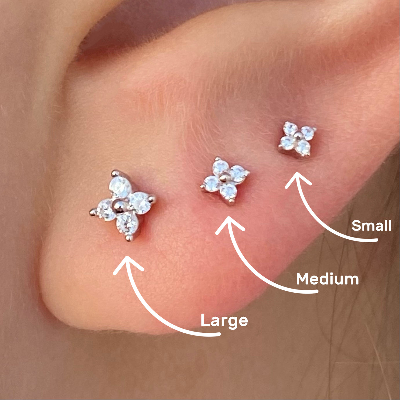 Bright Flower Stud Earrings