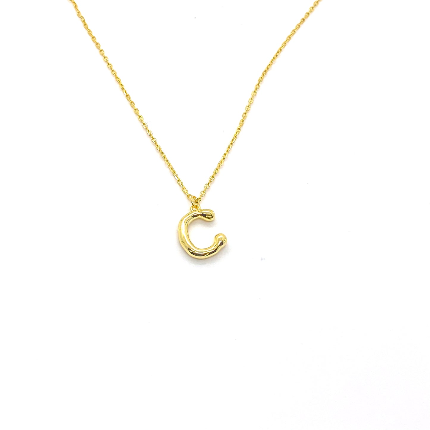 Golden Initial Necklace