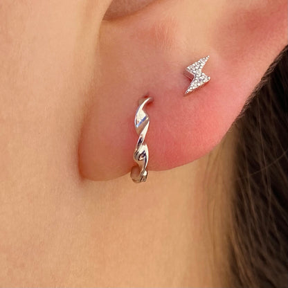 Classic Twisted Hoop Earrings