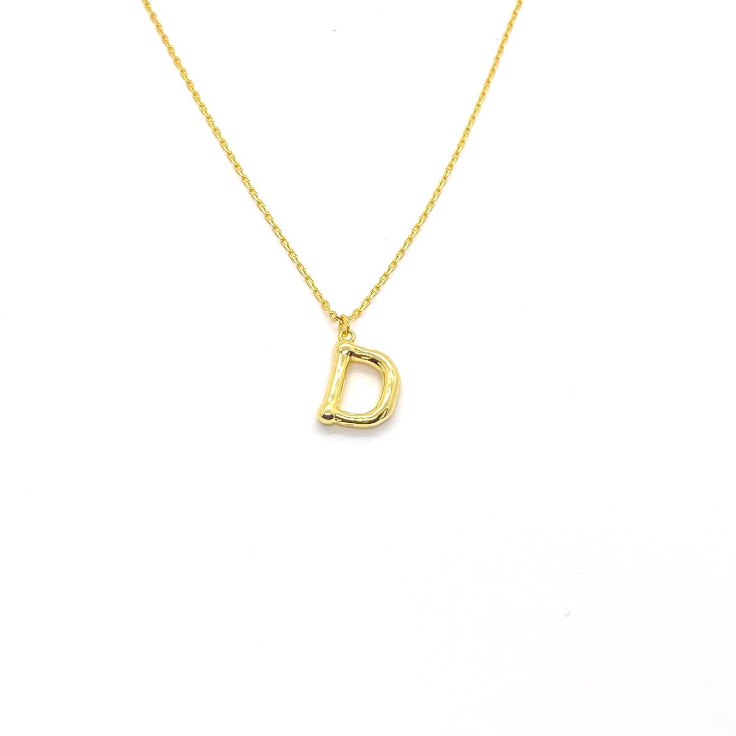 Golden Initial Necklace