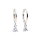 Elegant Drop Hoop Earrings