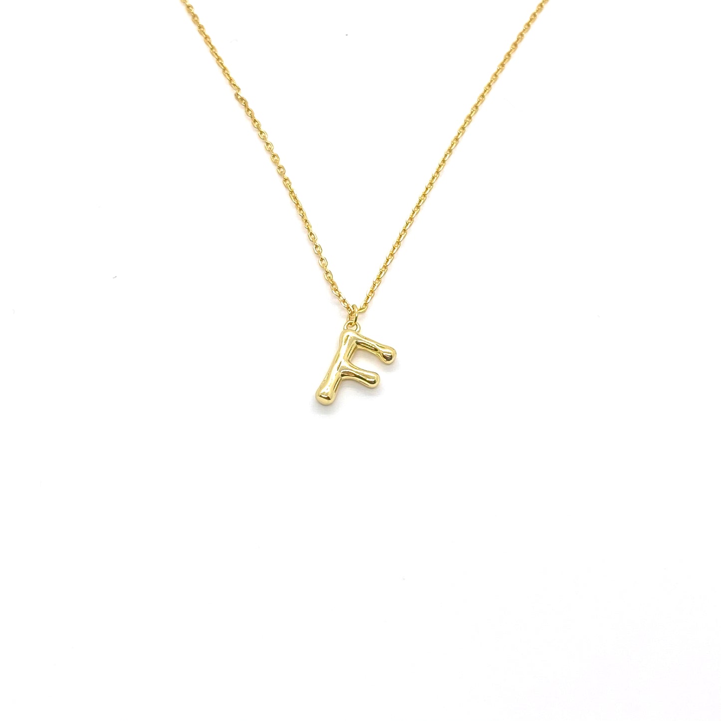 Golden Initial Necklace