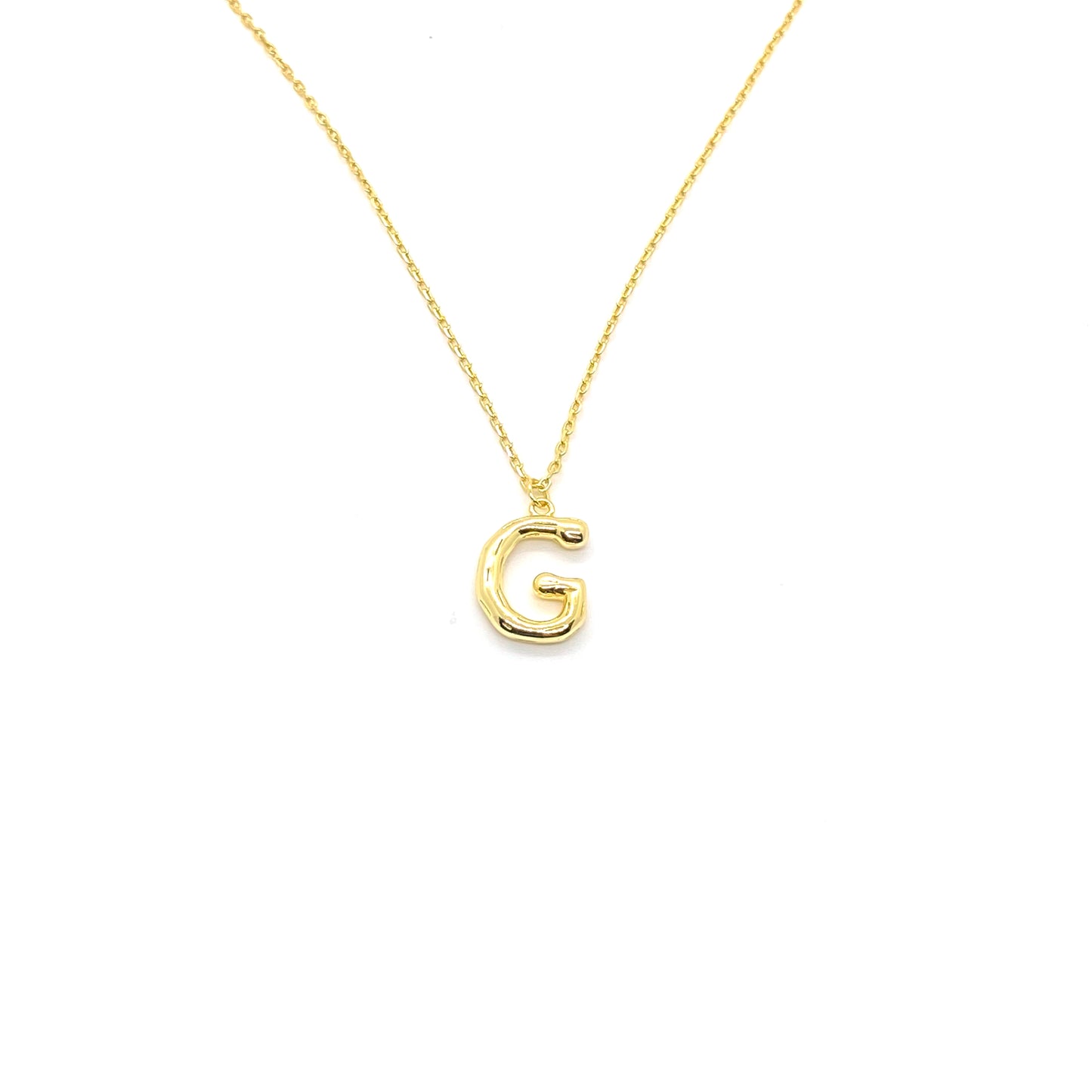 Golden Initial Necklace