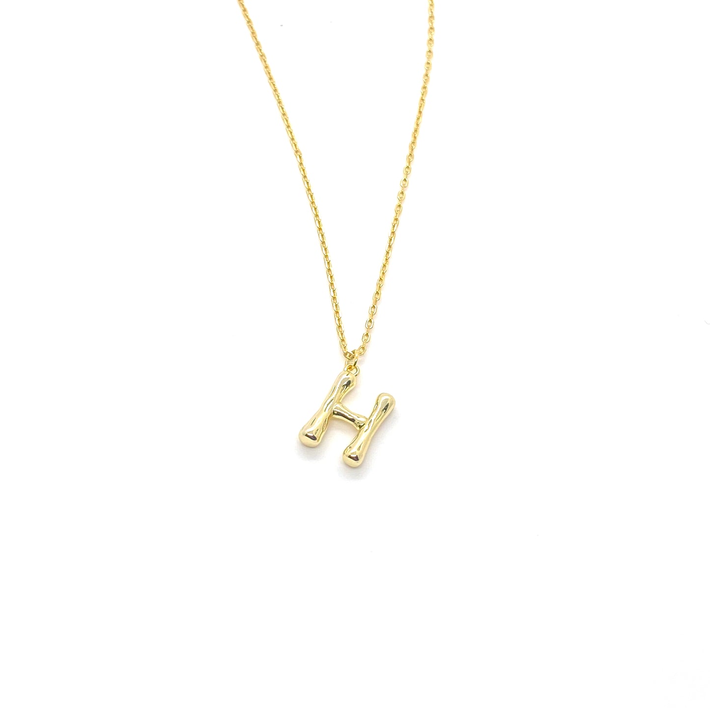 Golden Initial Necklace