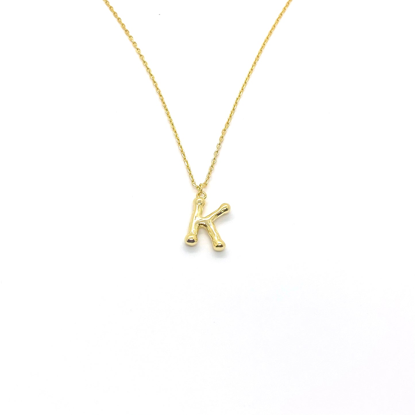 Golden Initial Necklace