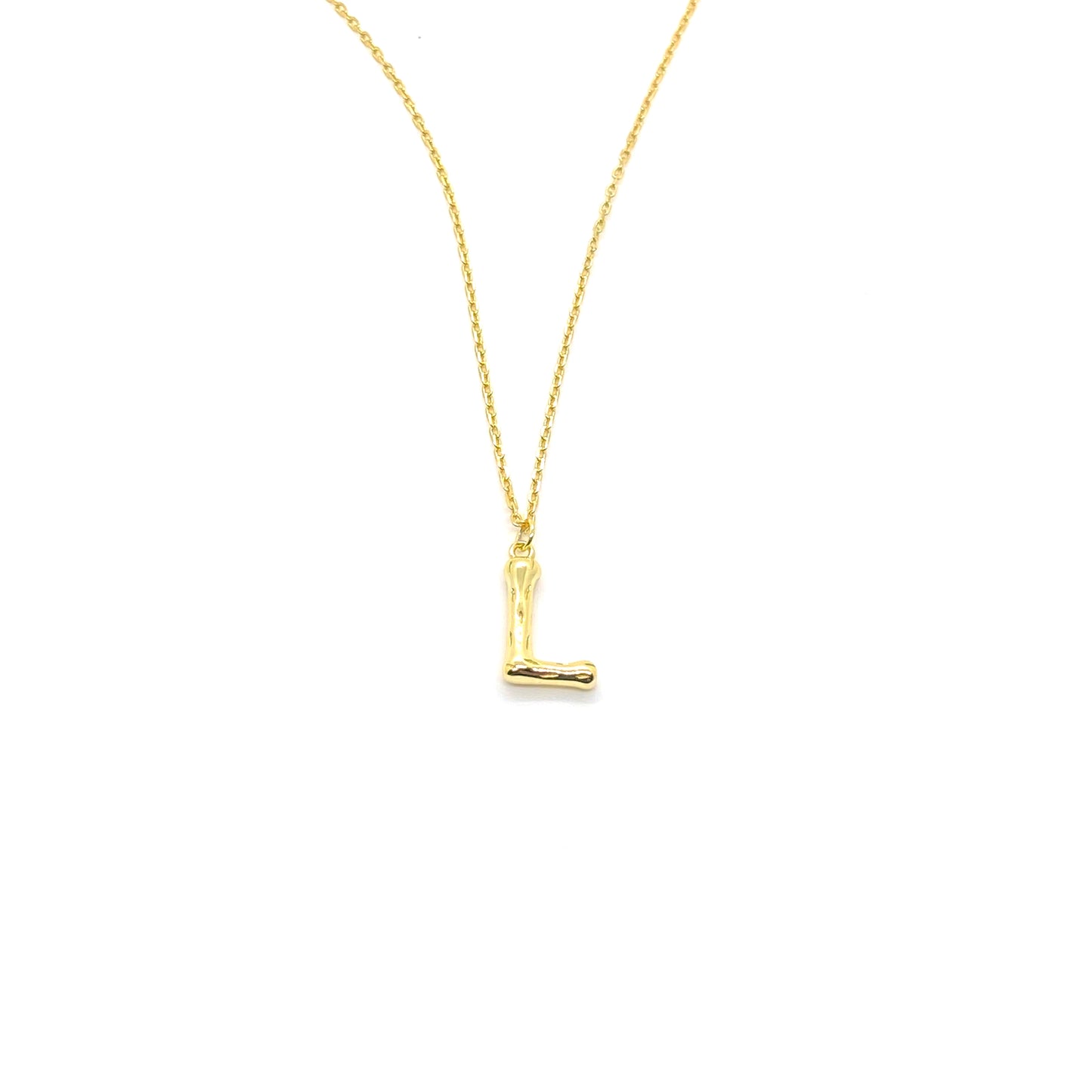 Golden Initial Necklace