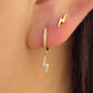 Lightning Stud Earrings
