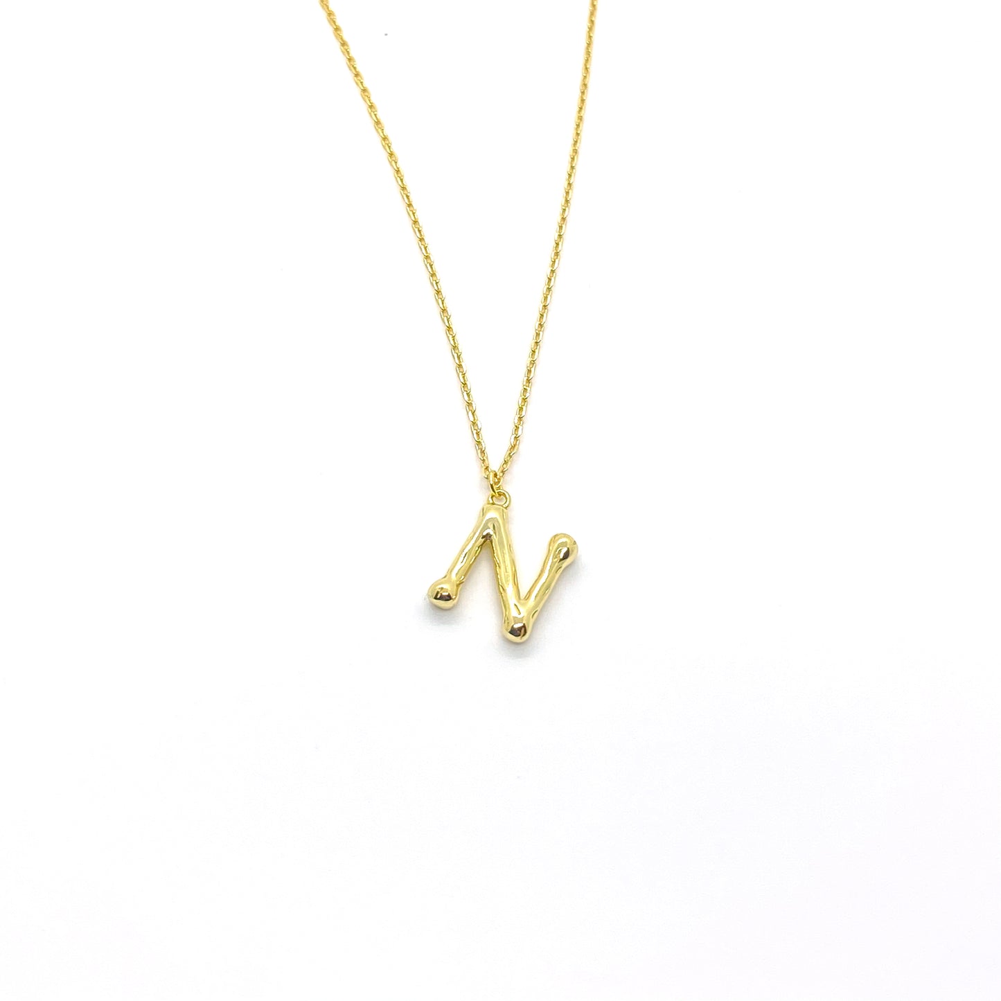 Golden Initial Necklace