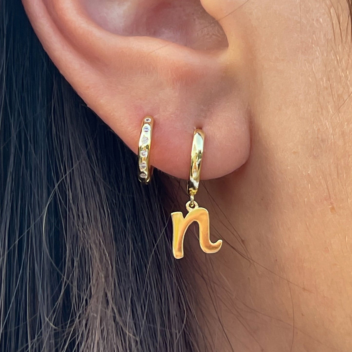 Letter Earrings By Nilsen
