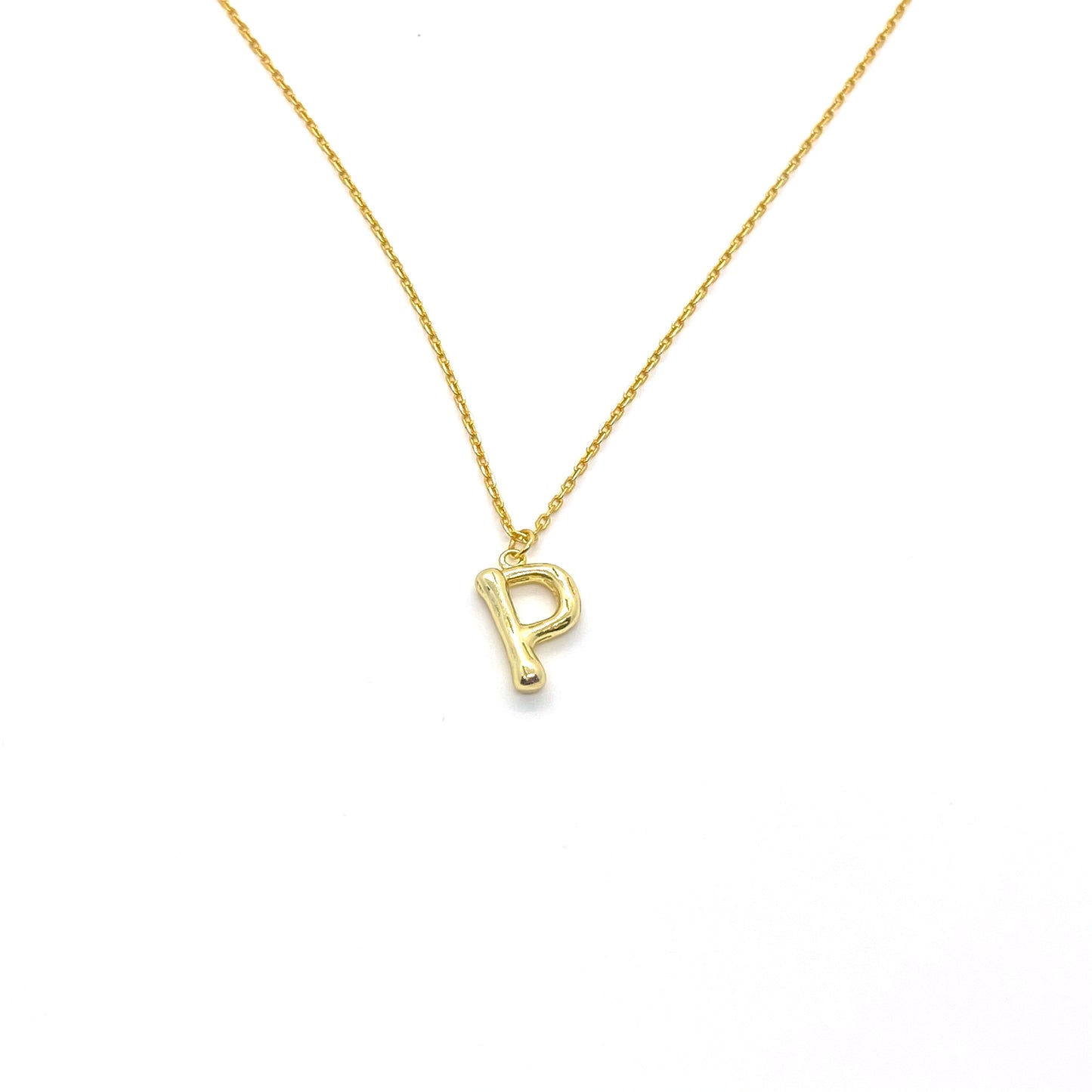 Golden Initial Necklace