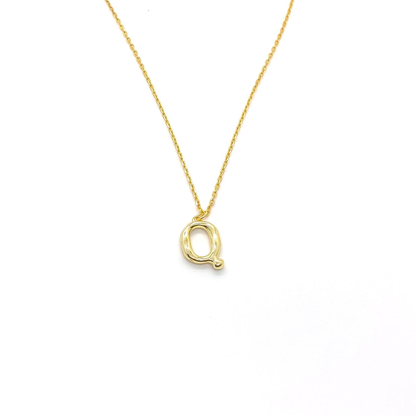 Golden Initial Necklace