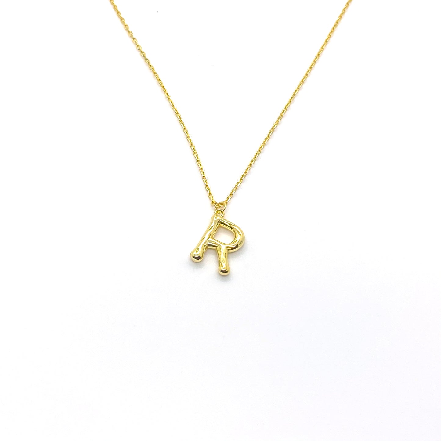 Golden Initial Necklace