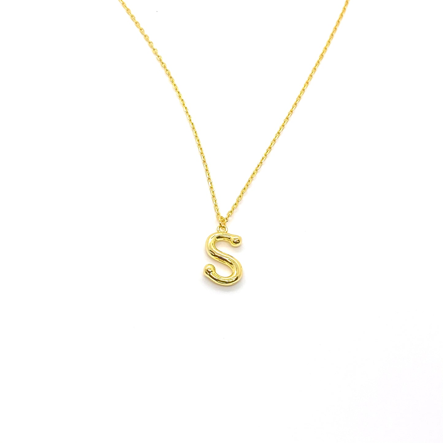 Golden Initial Necklace