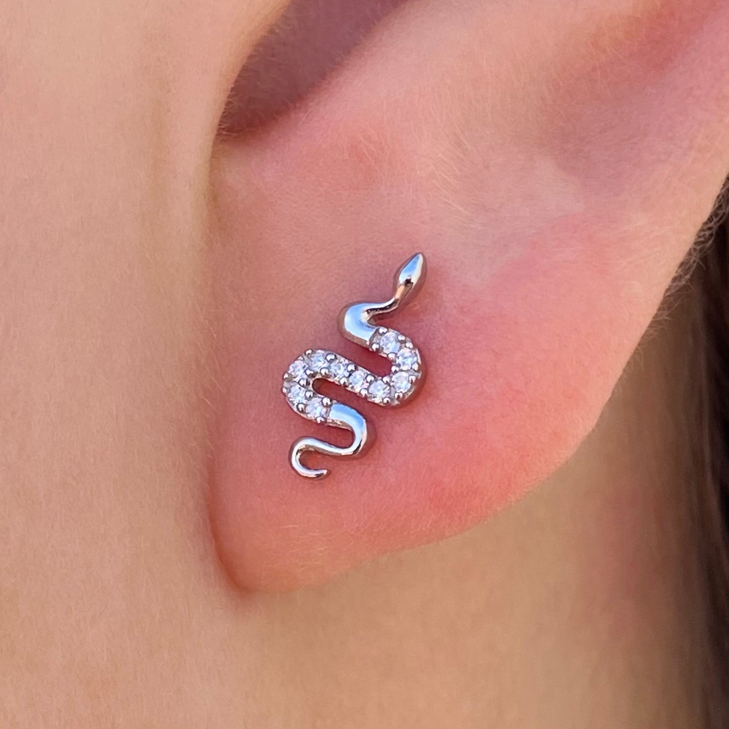 Snake Stud Earrings