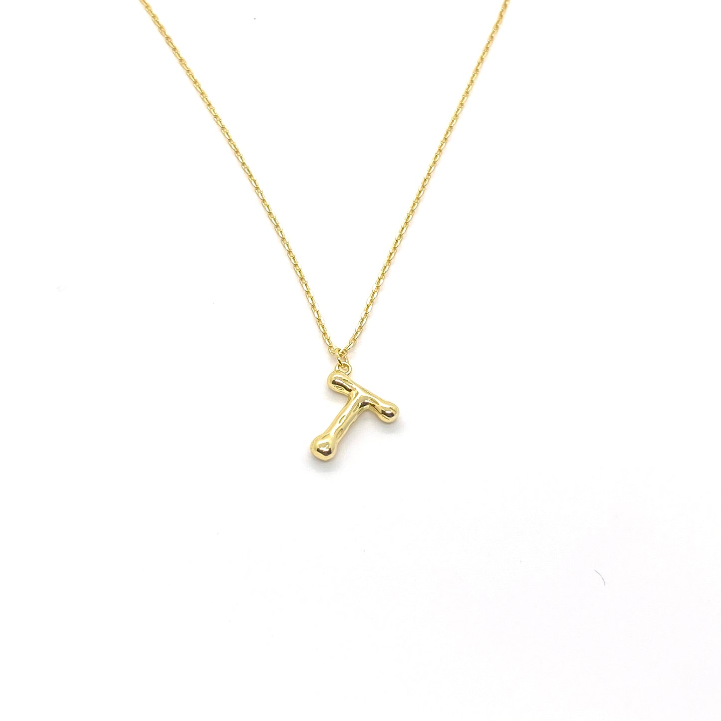 Golden Initial Necklace