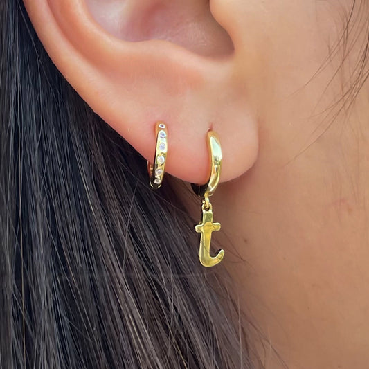 Letter Earrings By Nilsen