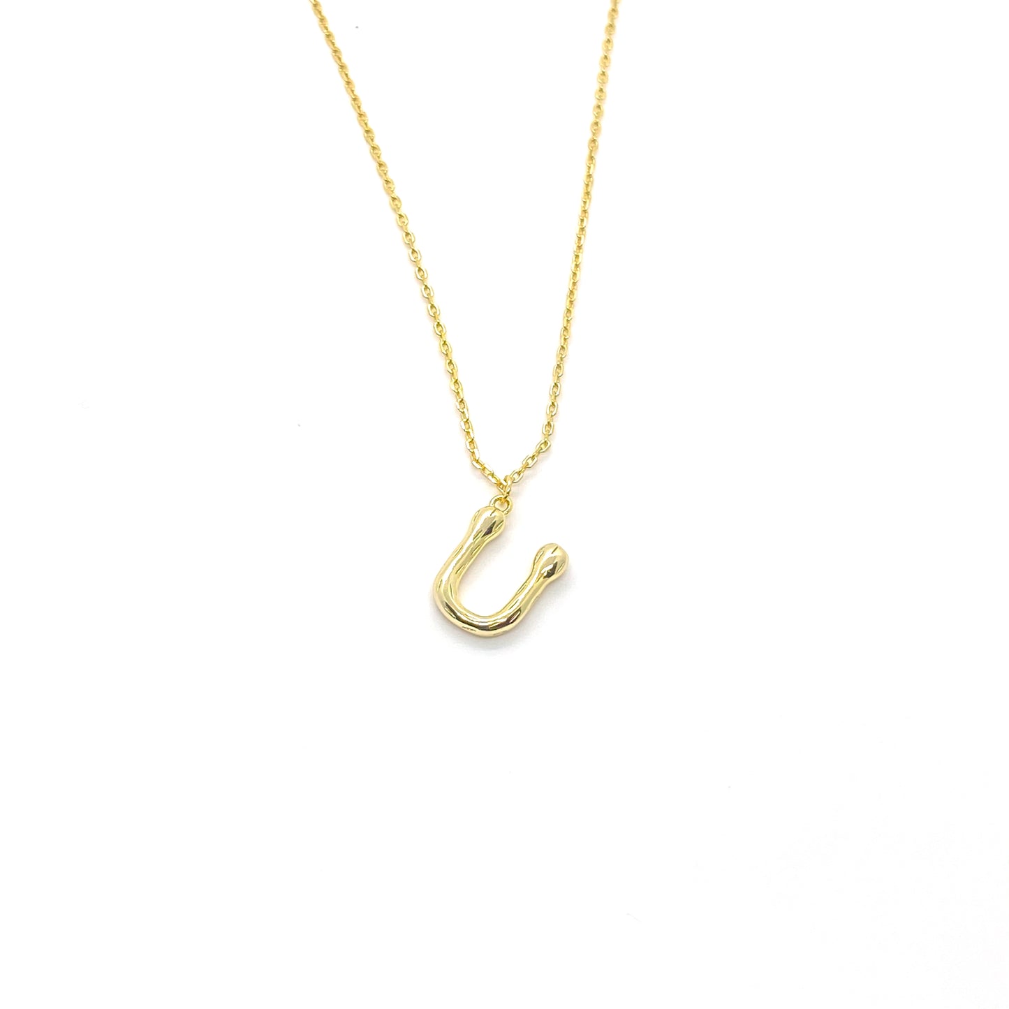 Golden Initial Necklace