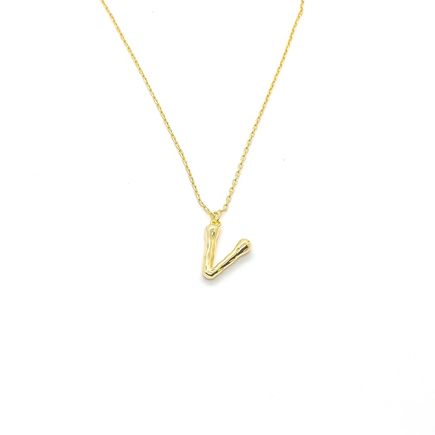 Golden Initial Necklace