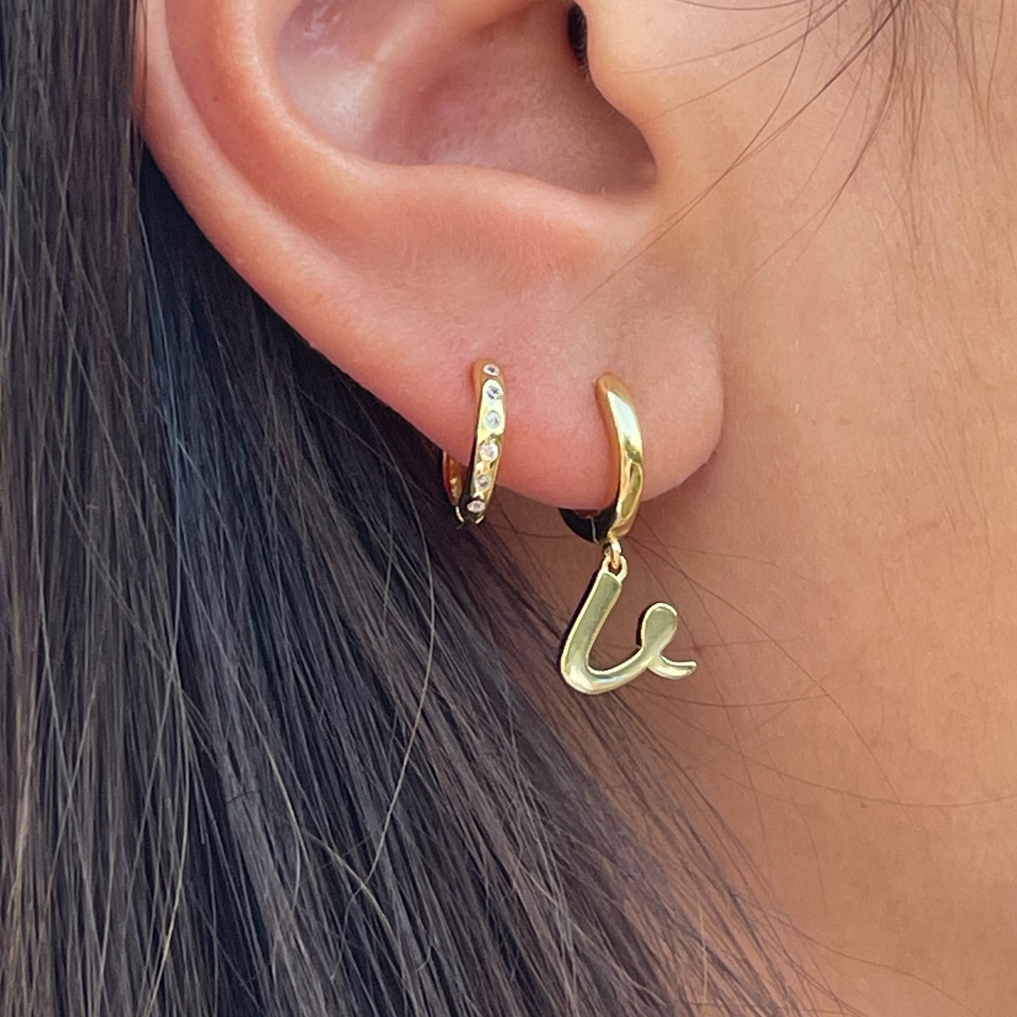 Letter Earrings By Nilsen