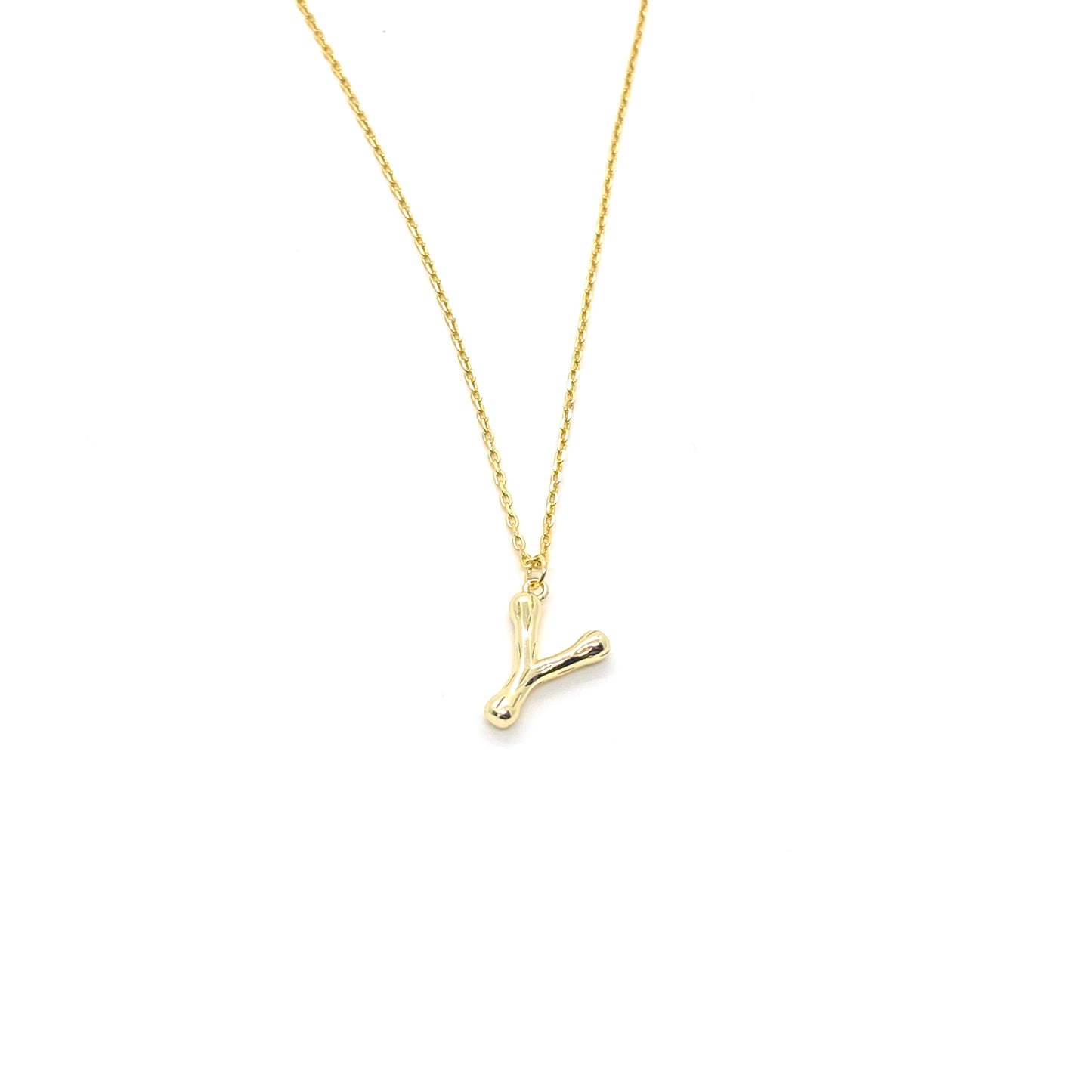 Golden Initial Necklace