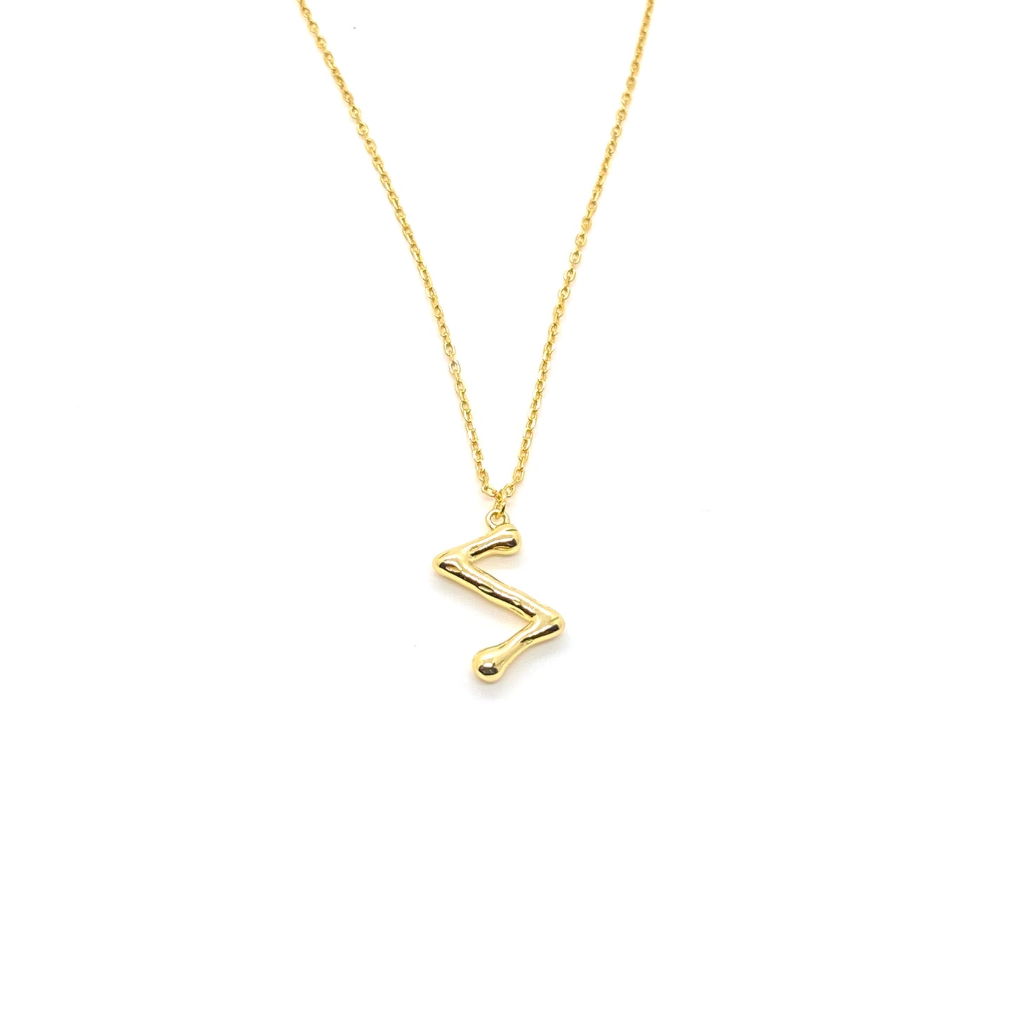 Golden Initial Necklace