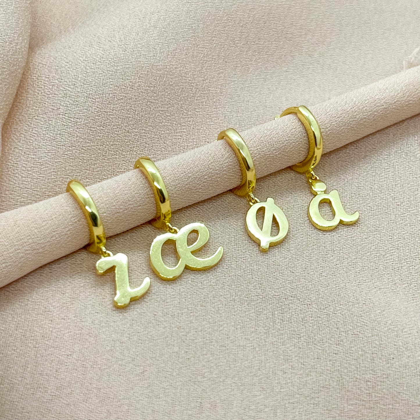 Letter Earrings By Nilsen